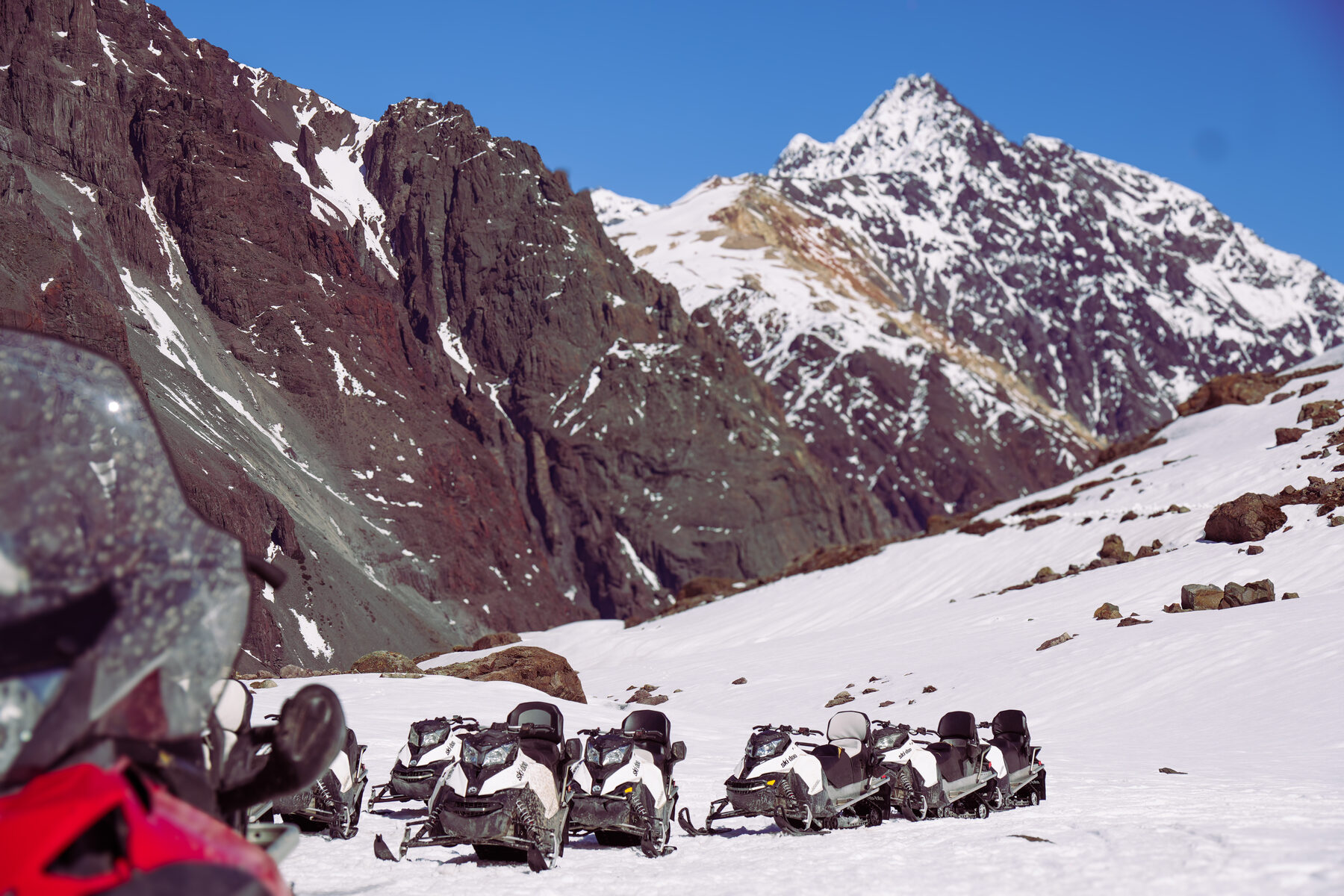 Foto real do caderno Snow Mobile